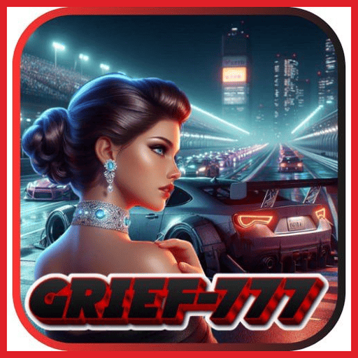 Imagem promocional da GRIEF777 mostrando a plataforma e suas vantagens